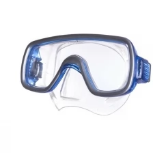 Маска для плав. "Salvas Geo Jr Mask", р. Junior, синий, арт.CA105S1BYSTH, безопасн.стекло, силикон